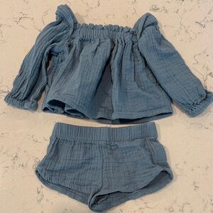 Cloud Island Blue Newborn Matching Set